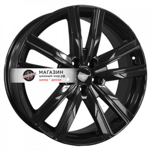7,5*19 5*108 ET47 60,1 Khomen Wheels KHW1905 Black (Chery Tiggo 8) - 1