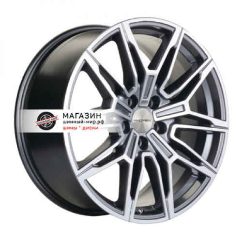 8,5*19 5*112 ET30 66,6 Khomen Wheels KHW1904 Gray-FP (BMW Front) - 1