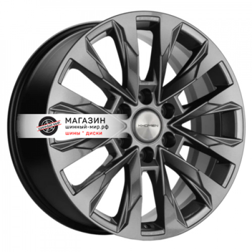 8*20 6*139,7 ET60 95,1 Khomen Wheels KHW2010 Gray (LC 300) - 1