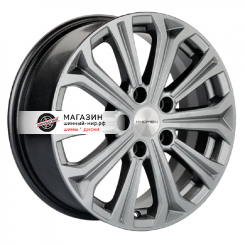 6,5*16 5*114,3 ET41 67,1 Khomen Wheels KHW1610 Gray (Kia) - 1