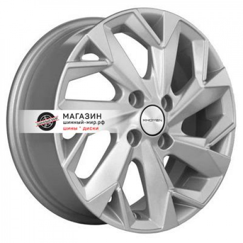 5,5*14 4*98 ET35 58,5 Khomen Wheels KHW1402 F-Silver - 1