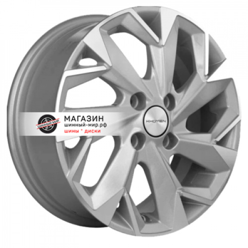5,5*14 4*98 ET35 58,5 Khomen Wheels KHW1402 F-Silver-FP - 1