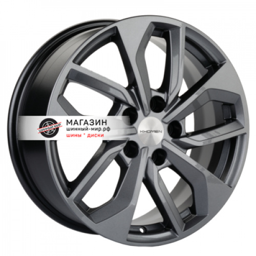 7*17 5*114,3 ET45 67,1 Khomen Wheels KHW1703 Gray (CX-5/i40/X-Trail) - 1