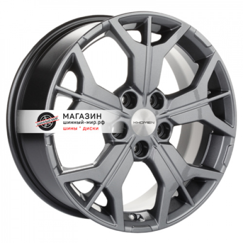 7*17 5*114,3 ET45 60,1 Khomen Wheels KHW1715 Gray (CS75) - 1