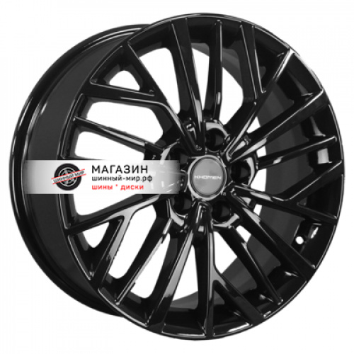 7*17 5*108 ET40 60,1 Khomen Wheels KHW1717 Black (Chery Tiggo 3/Tiggo 3 Pro) - 1