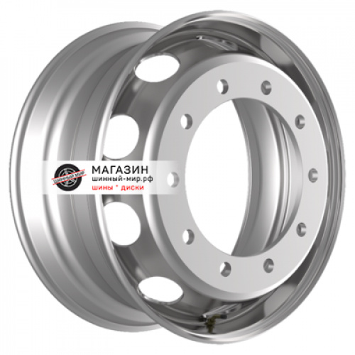 9*22.5 10*335 ET161 281 Accuride 10/335/281/161 Silver (VOLVO, SСANIA, MERSEDES, KAMAZ) - 1