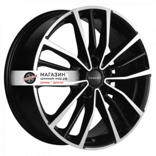 7*18 5*108 ET36 65,1 Khomen Wheels KHW1812 Black-FP (Exeed TXL) - 1