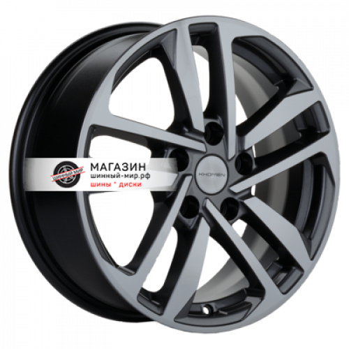 6,5*16 5*114,3 ET41 67,1 Khomen Wheels KHW1612 Gray (Kia) - 1