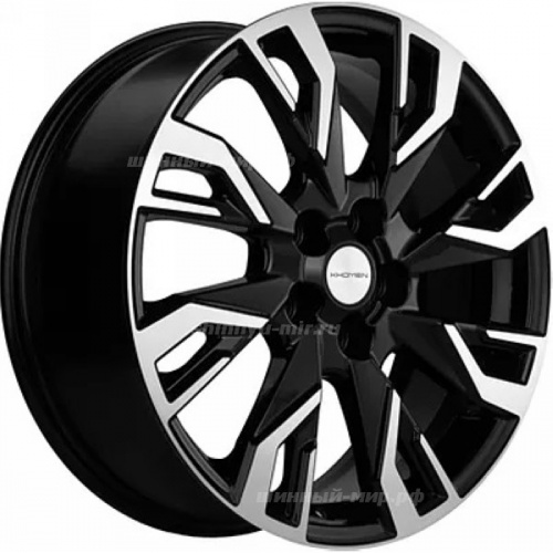7*18 5*110 ET50 63,3 Khomen Wheels KHW1809 Black (CS35/CS35 Plus) - 1