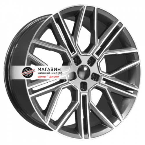 9,5*21 5*120 ET45,5 62,5 Khomen Wheels KHW2101 Gray-FP (Li 7/9) - 1