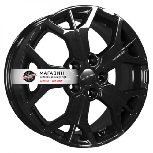 7*17 5*110 ET46 63,3 Khomen Wheels KHW1715 Black (Changan CS35/CS35 Pro) - 1