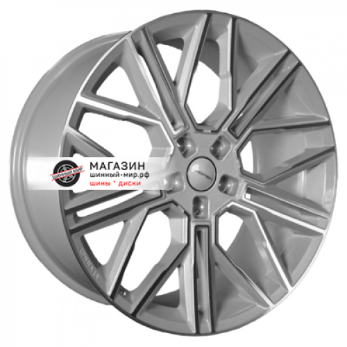 9,5*21 5*120 ET45,5 62,5 Khomen Wheels KHW2101 F-Silver-FP (Li 7/9) - 1