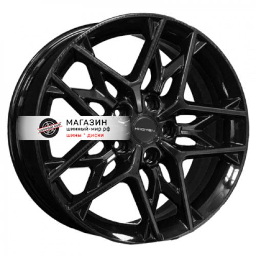 7*17 5*110 ET46 63,3 Khomen Wheels KHW1709 Black (Changan CS35 Plus) - 1