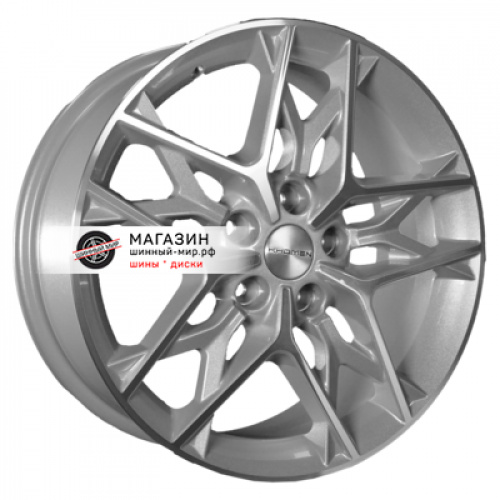 7*17 5*110 ET40 67,1 Khomen Wheels KHW1709 F-Silver-FP (Evolute i-Joy) - 1