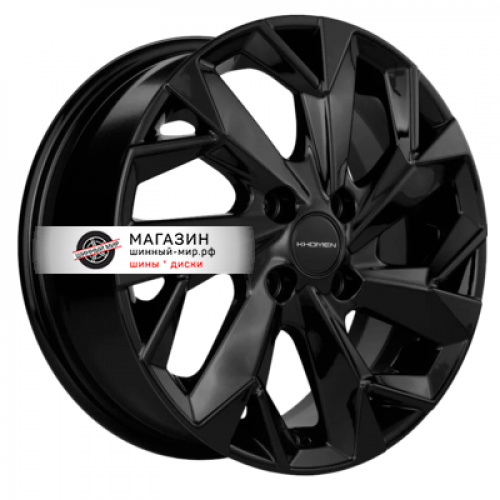 6*15 4*100 ET40 60,1 Khomen Wheels KHW1508 Black (XRay) - 1