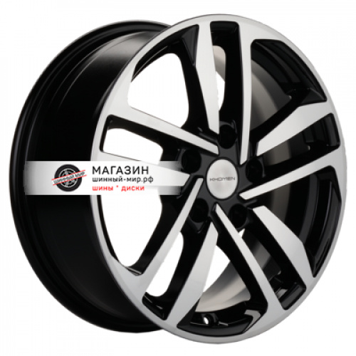 6,5*16 5*108 ET45 60,1 Khomen Wheels KHW1612 Black-FP (Chery Tiggo 3/Tiggo 3 Pro) - 1