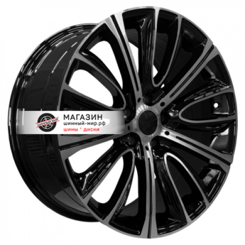 8,5*18 5*112 ET30 66,6 PDW 5241 Gloss Black Machine Face - 1